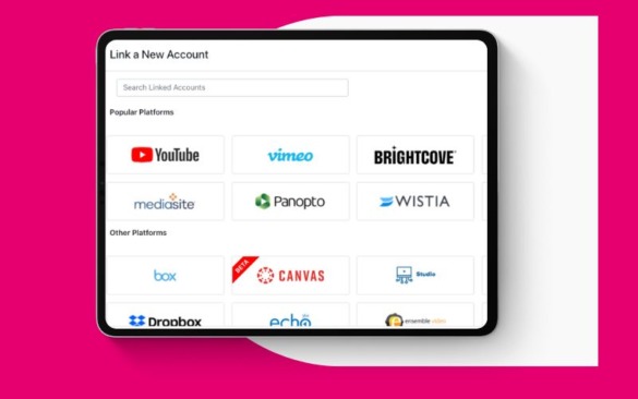 your 3play linked accounts include youtube, brightcove, vimeo