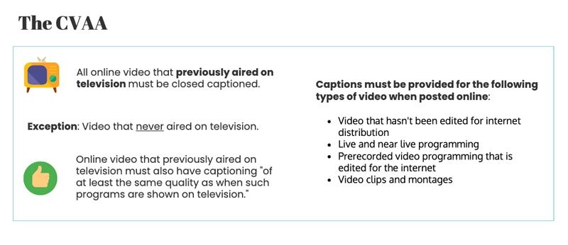 Legal Requirements for Live Captioning